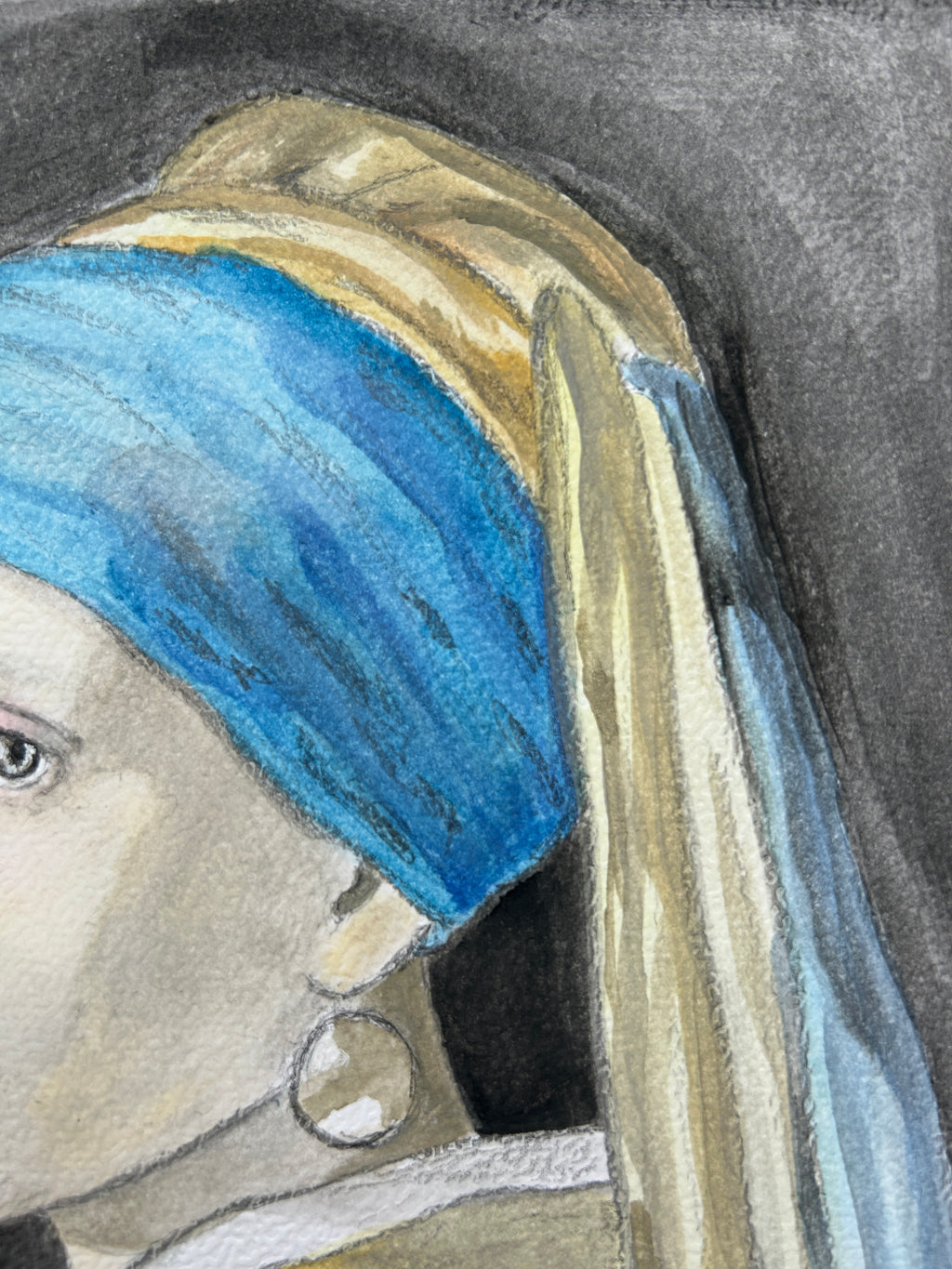 La jeune fille à la perle - ma version