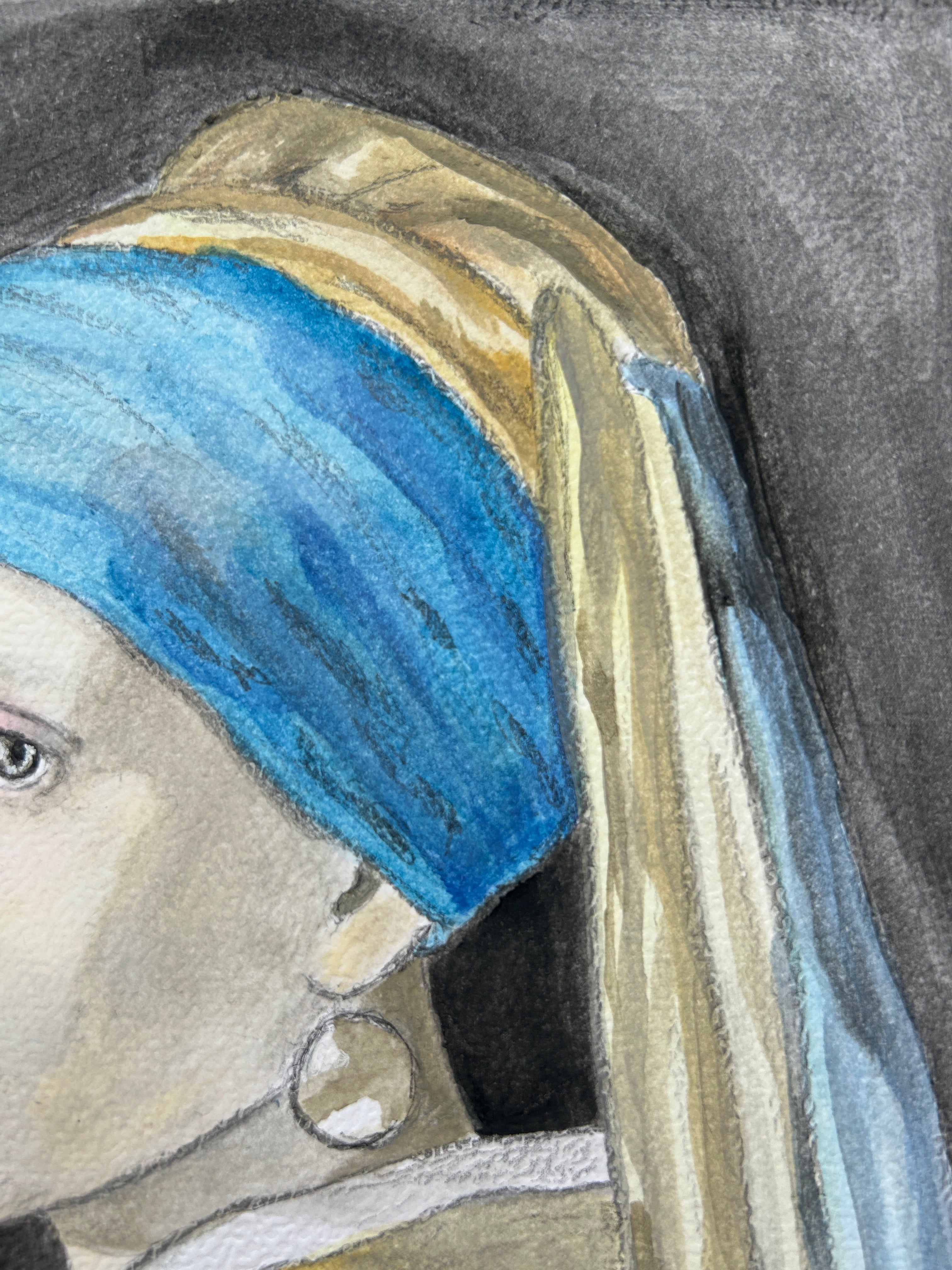 La jeune fille à la perle - ma version